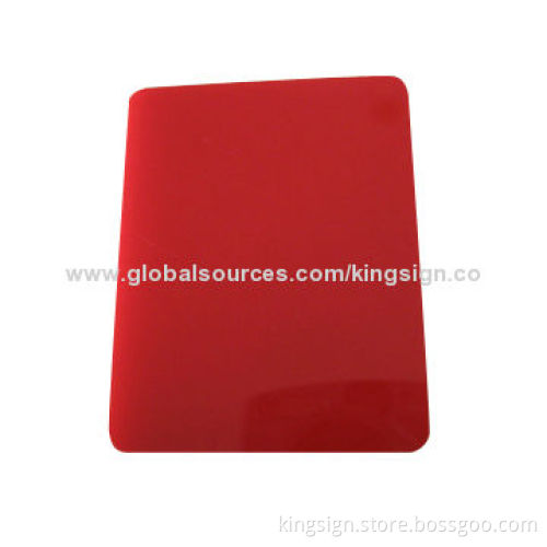 Red acrylic sheet, factory supplier, China factory, 1,000x2,000mm
